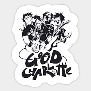 good charlotte new 4 Sticker